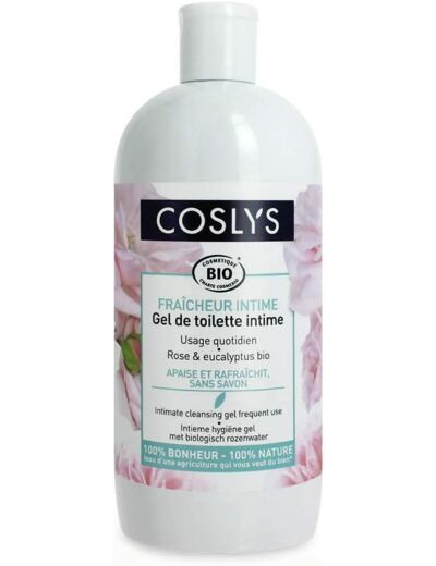 Gel intime usage quotidien 500ml Coslys - Douceur intime