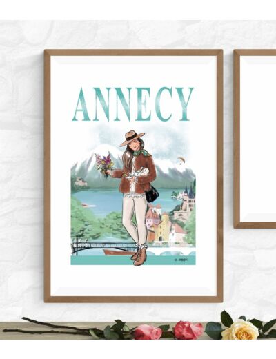 Annecy - affiche, carte postale