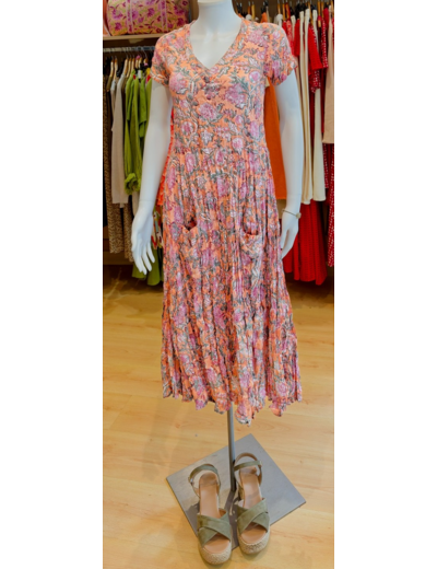robe JAZZI coton froissé Jolie Julie