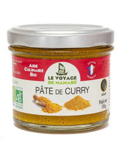 Pâte de Curry Doux Bio 105g