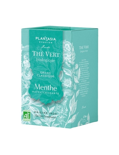 Thé vert BIO Menthe rafraichissante 18 sachets