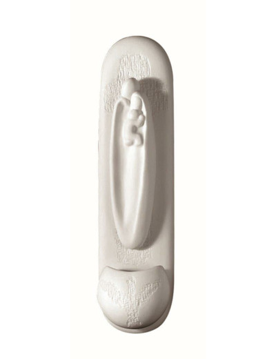 Bénitier Ste Famille 27cm porcelaine