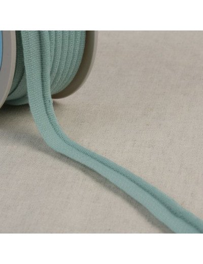 Simple passepoil 519 VERT BLEU C101 9mm 100%polyester le mètre 519C101