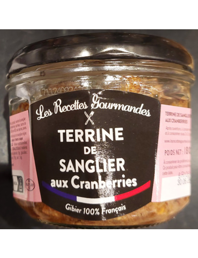 Terrine de Sanglier aux Cranberries