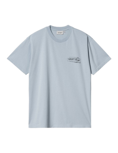 Tee Shirt CARHARTT WIP Stamp Misty Sky