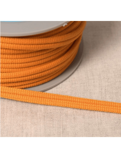 Double passepoil 518 orange C13 9mm 100%polyester le mètre