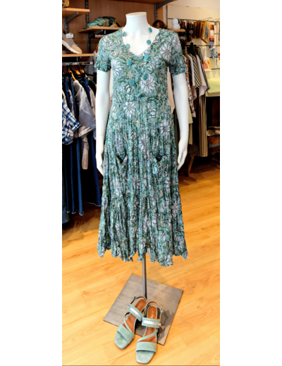 robe JAZZI en coton froissé JOLIE JULIE