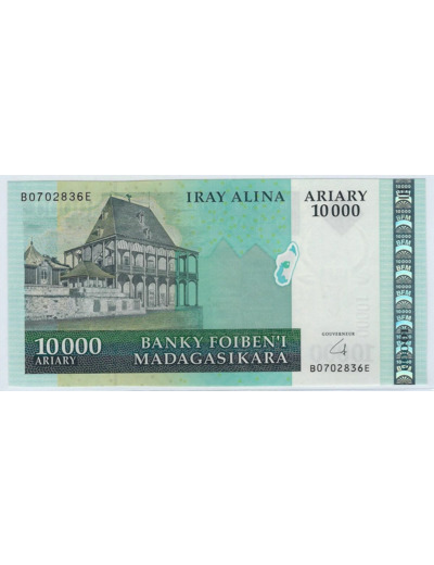 MADAGASCAR 10000 ARIARY NON DATE (2007-15) SIGNATURE 6 SERIE B NEUF