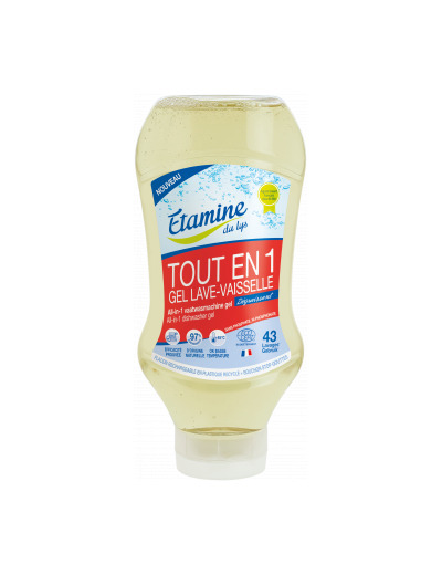 Gel lave vaisselle tout en un 870ml