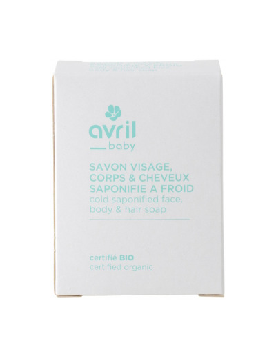 Savon à froid visage, corps et cheveux bébé 100g