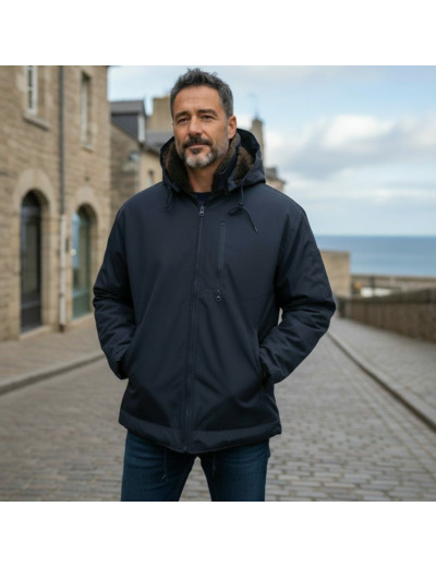 Veste de quart Marine Nationale : blouson inshore déperlant et chaud pour navigation