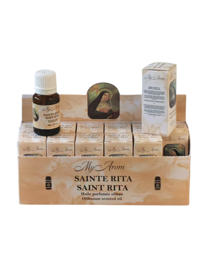 Flacon d'Huile Parfumée 10ml Sainte Rita/Oliban