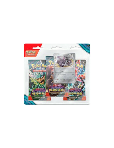 Pokemon EV06 3 packs carte promo vrombotor