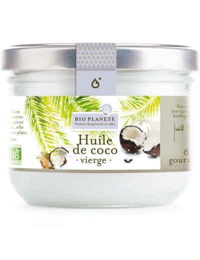 Huile de coco vierge Bio - 200 ml-Bio planète