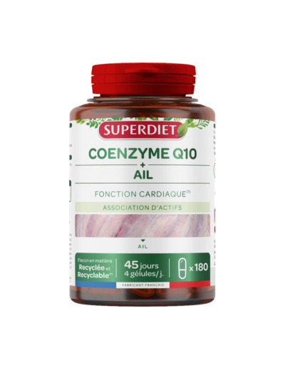 Coenzyme Q10 Ail 180 gélules