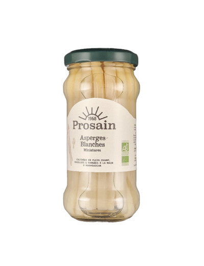 Asperges Blanches Miniatures 110g Bio