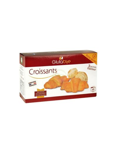 Croissants SANS GLUTEN-x3-135g-Glutabye