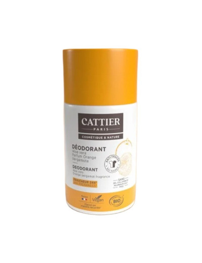 Déodorant roll on fraîcheur Bergamote Orange anti traces 50ml