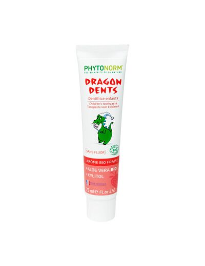 Dragondents fraise sans fluor 75ml