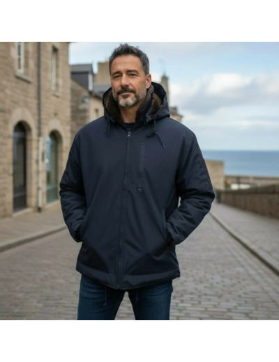 Veste de quart Marine Nationale : blouson inshore déperlant et chaud pour navigation