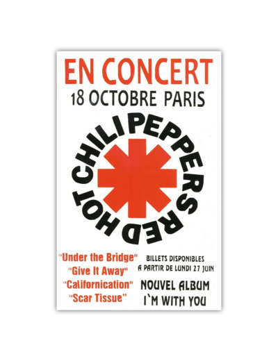 Affiche Red Hot Chili Peppers