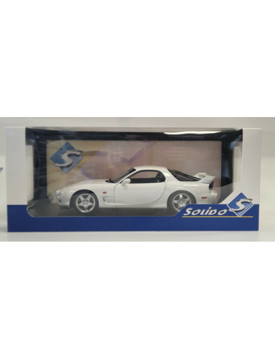 MAZDA RX-7 FD Type RS 2001 BLANCHE SOLIDO 1/18 BOITE D'ORIGINE NEUF