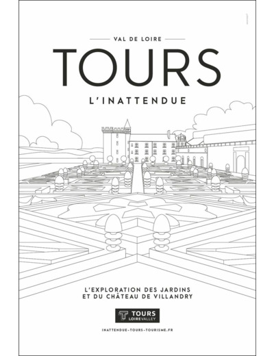 Affiche édition limitée - Villandry noir & blanc