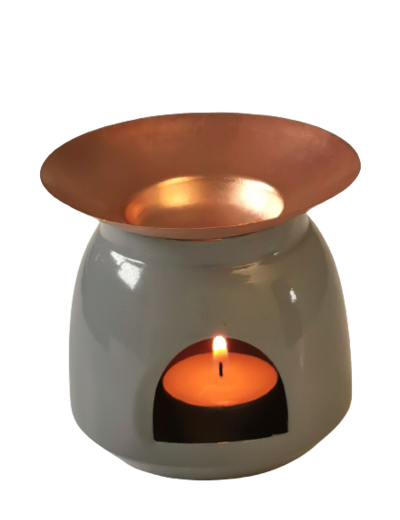 Encensoir Cuivre/Métal Ht 9cm