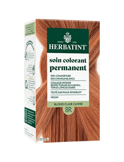 Coloration Blond Clair cuivré-8R-170ml-Herbatint