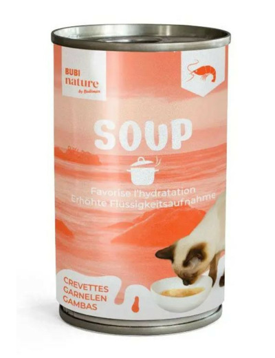 Bubi nature Soupe aux Crevettes pour chat - 135g