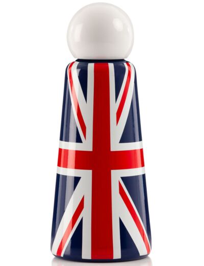 Gourde Skittle Lund London - Le Drapeau Anglais - 500 ml - La meilleur prise en main du marché, Garantie 0 fuites.