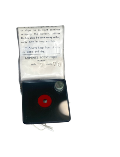 Miroir SOS type 644 | Signalisation survie militaire compact