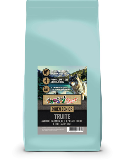 Coquettes GRAIN FREE truite & saumon pour chiens senior/light - 2kg