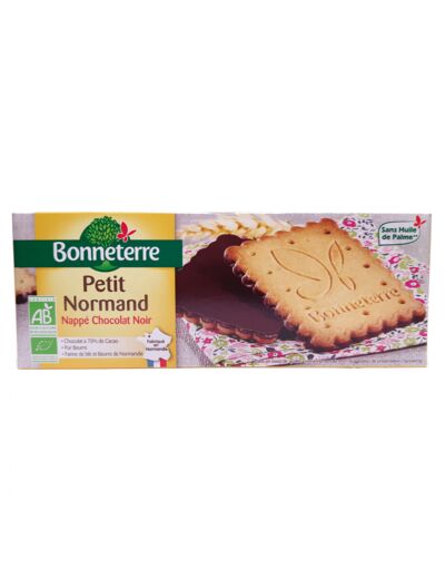 Biscuits Petit Normand Nappé De Chocolat Bio 150g