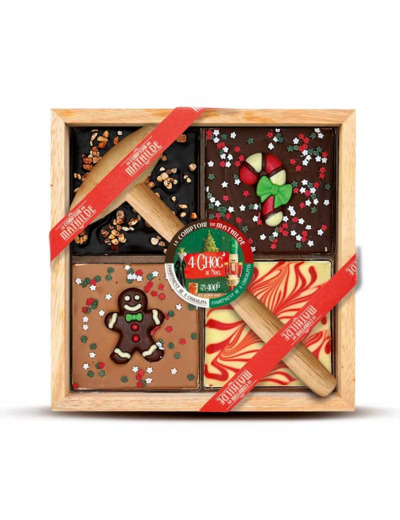 Chocolat à casser 4 en 1 Noël 350g