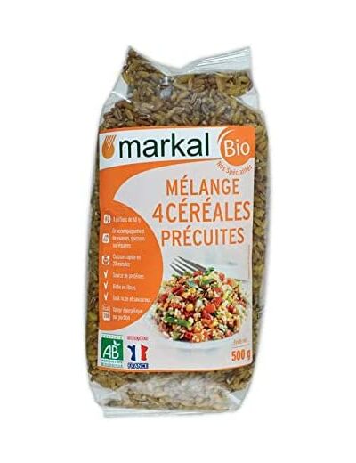 MELANGE 4 CEREALES PRECUITES 500G MARKAL