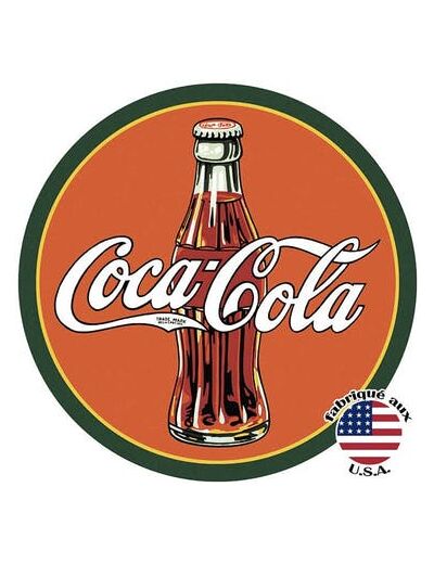 Plaque métal vintage - Coca Cola - Desperate