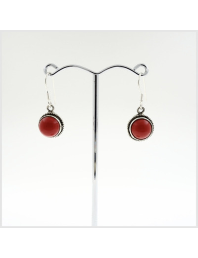 Boucles d'oreilles Gorgone et Argent Massif