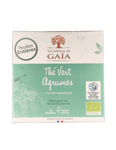 Thé Vert Agrumes 30g Bio