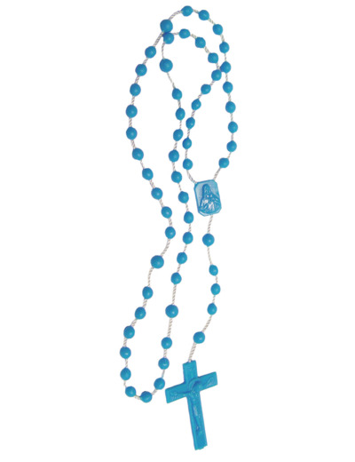 Chapelet en plastique - BLEU