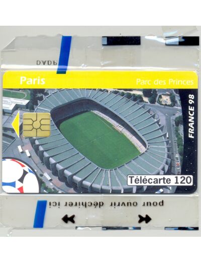 TELECARTE NSB 120 UNITES 06/98 PARIS PARC DES PRINCES F 879