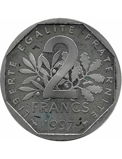 FRANCE 2 FRANCS ROTY 1997 BE