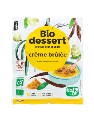 Bio Dessert Crème Brulée Bio 80g