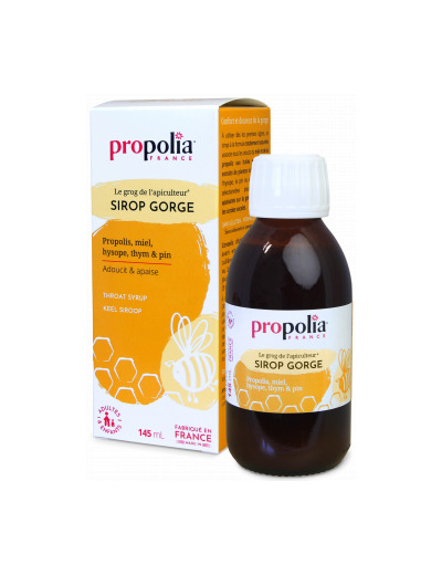 Sirop Gorge Propolis Miel Citron Flacon 145ml