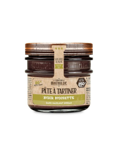 Pâte à tartiner Noir Noisette 250G