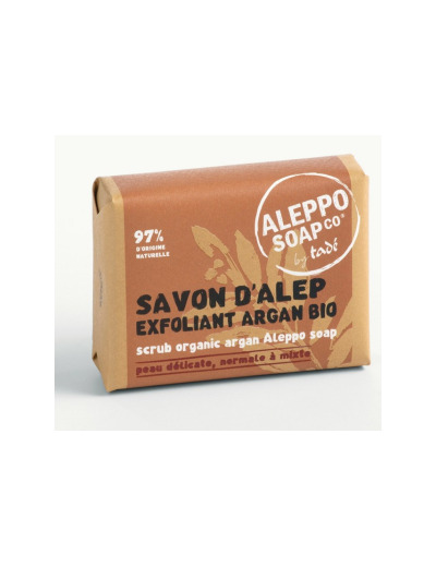Savon d'Alep Exfoliant Argan Bio 100g