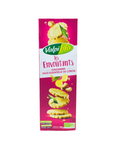 Biscuits Citron Gingembre Sans Gluten Bio 120g