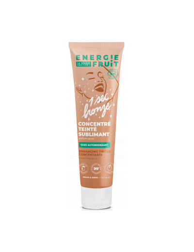 Concentré teinté intense sublimant visage et corps parfum cacao 100ml