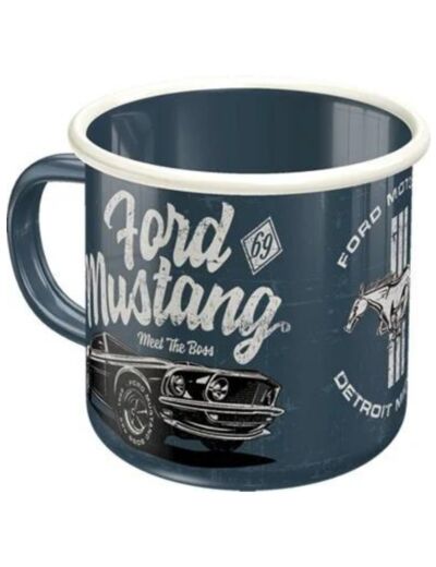 Mug rétro Ford Mustang, The Boss 1969 - 360 ml - Nostalgic-Art
