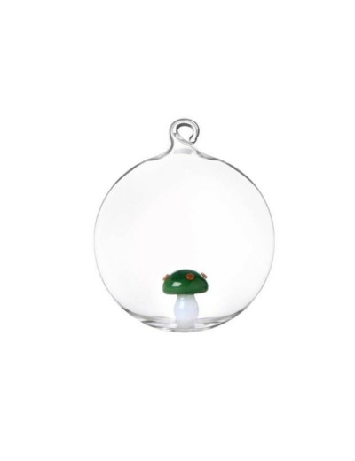 ICHENDORF Alice Boule de Noël Champignon Vert